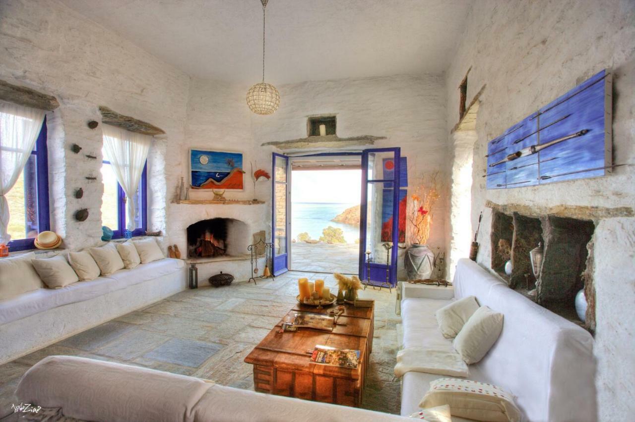 Amelia Beachfront Villa Korissia  Exterior photo
